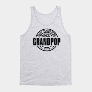 Proud Member of the Great Grandpop Club Tank Top